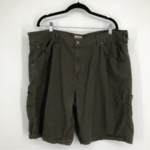 SCHMIDT WORKWEAR Olive‎ Green Cargo Shorts Mens 42